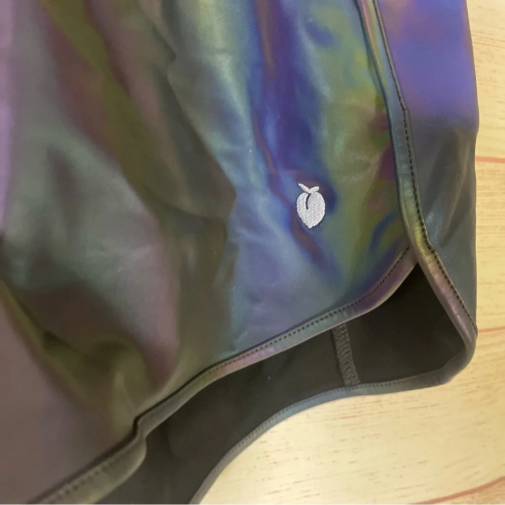 Flexliving Halo-graphic Rainbow‎ Reflective Liner Track Shorts Size XXL